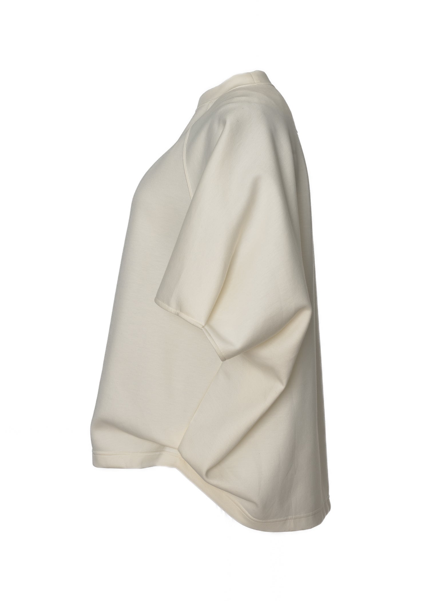 10 HELLEN PENTAGON TOP / DOUBLE AIR COTTON BLEND JERSEY - C12
