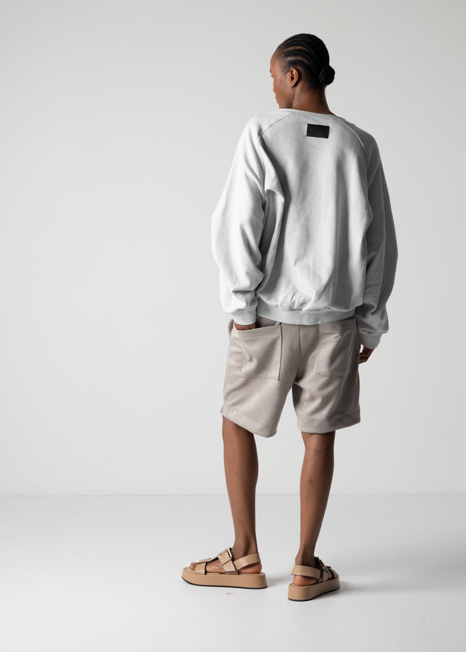 18 LEILA WIDE CUFF SWEAT SHIRT / HEAVY TERRY - C12