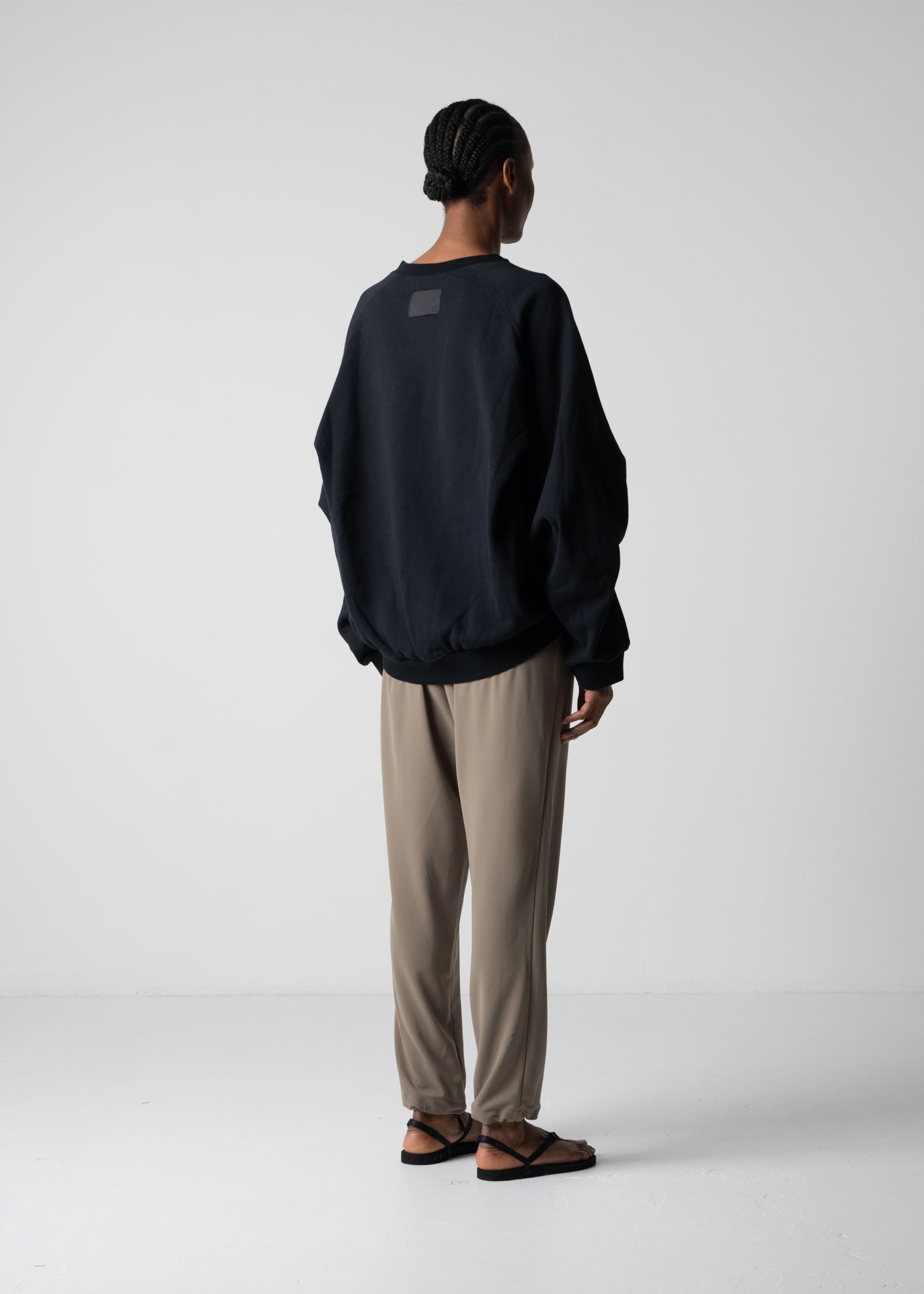 18 LEILA WIDE CUFF SWEAT SHIRT / HEAVY TERRY - C12