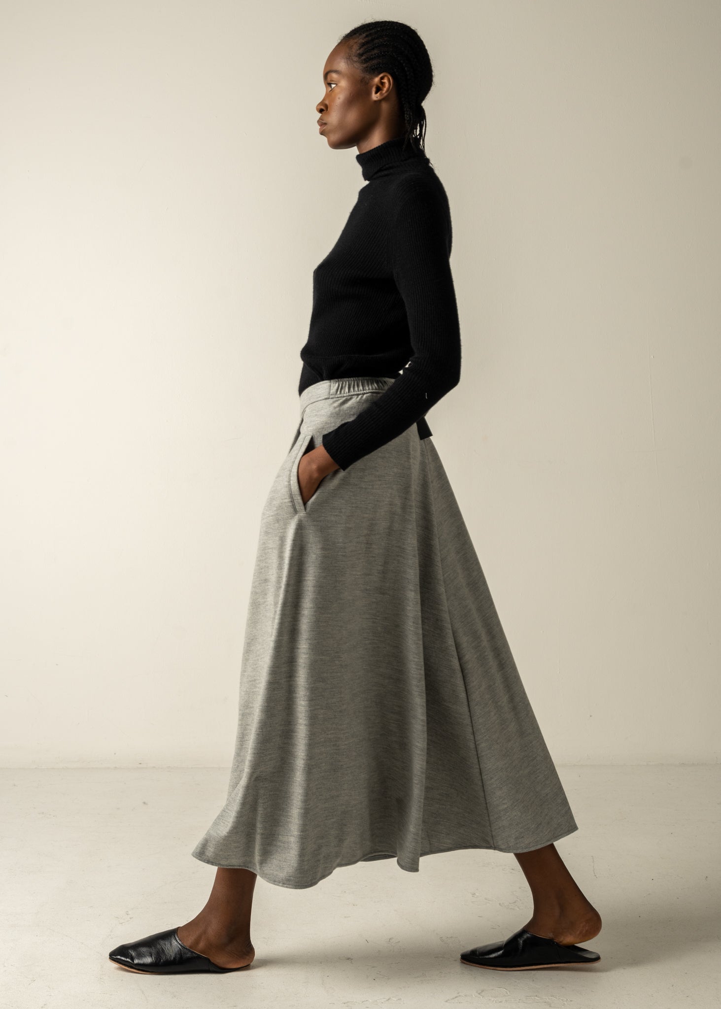 UNION LAUNCH】WOOL Over All Flare Skirt - speedlb.com