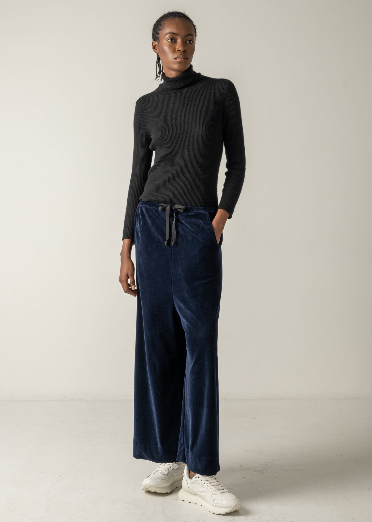 ALISON TROUSERS / COTTON VELOUR - C9