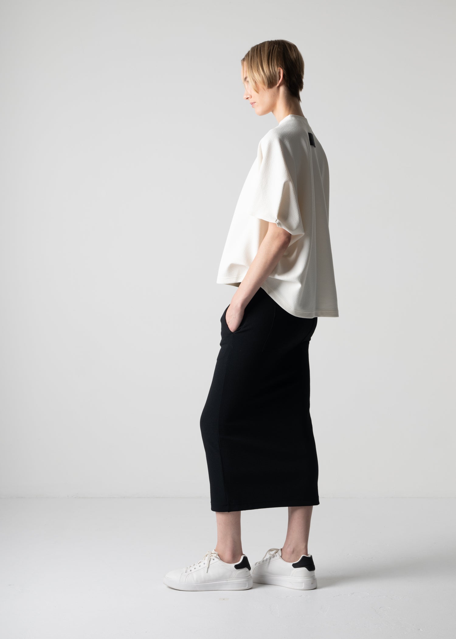 48 HELLEN PENTAGONTOP / WRINKLE JERSEY - C12