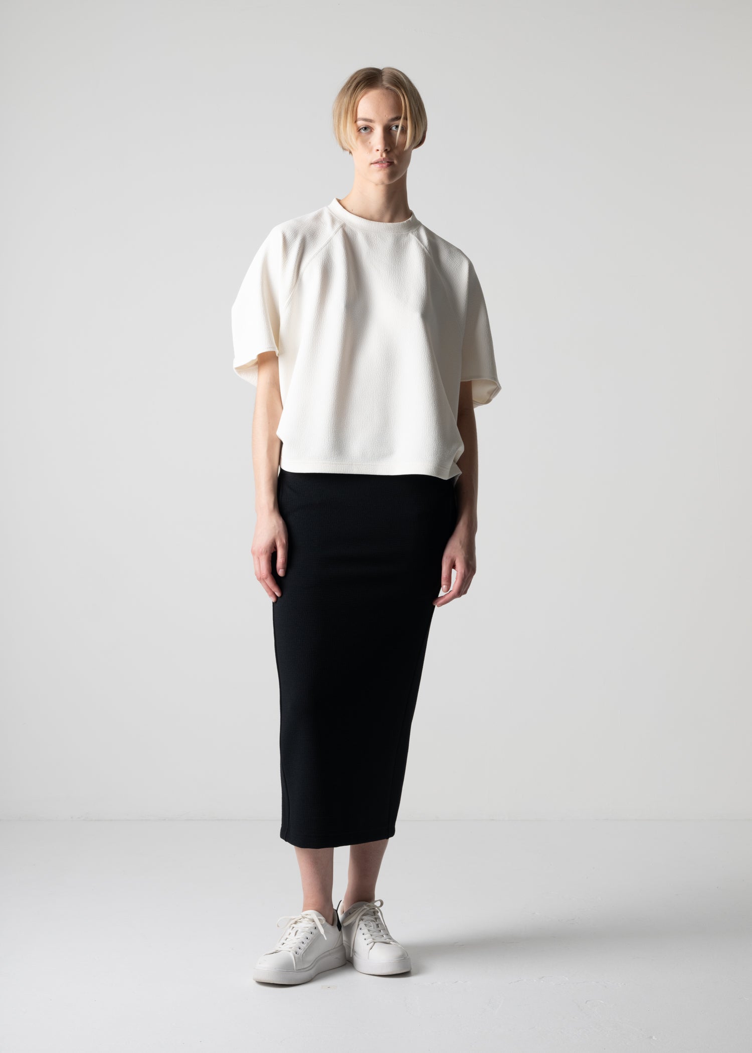 48 HELLEN PENTAGONTOP / WRINKLE JERSEY - C12