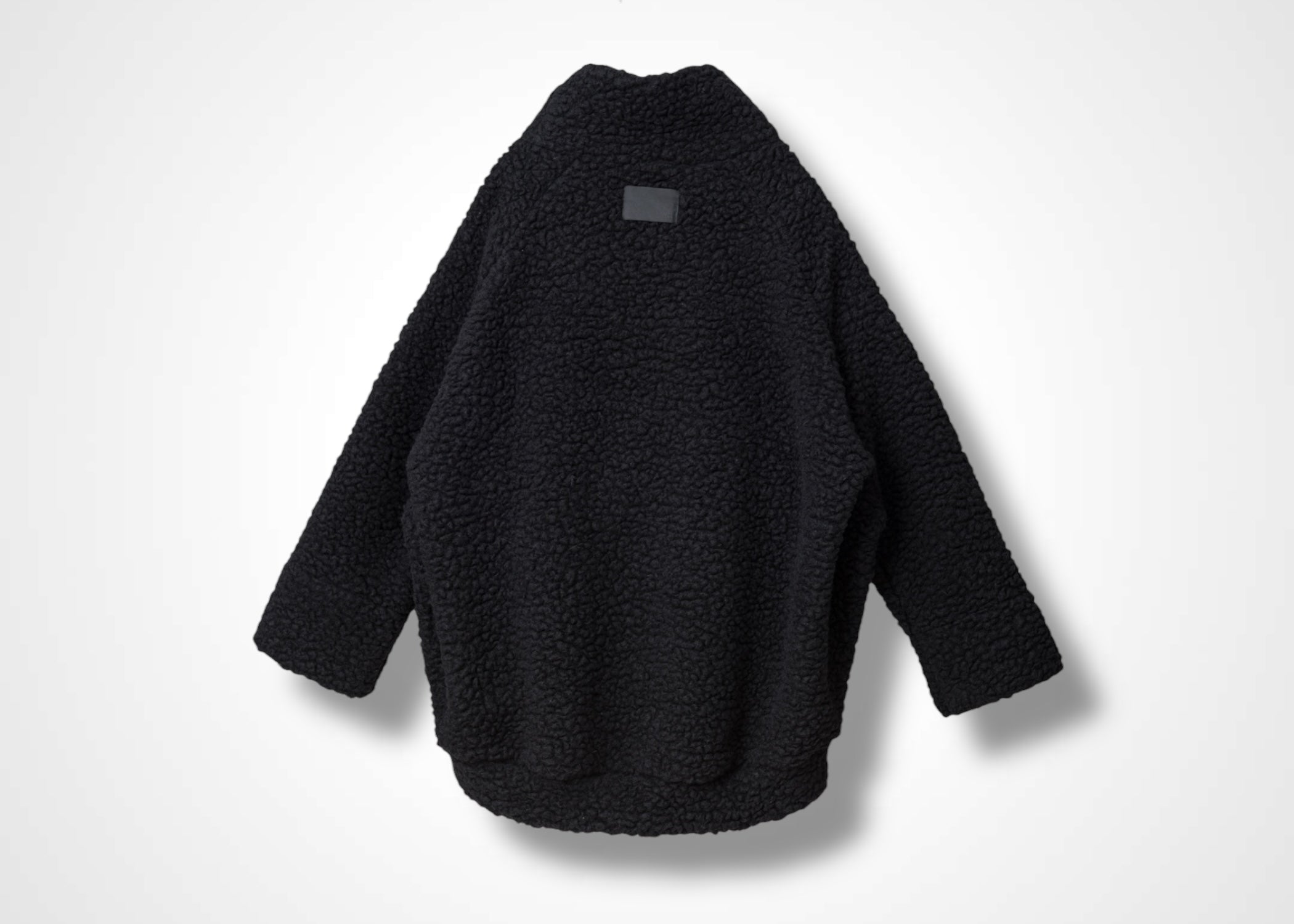 58 MEGAN HIGH NECK TOP / WOOL AIRY LIGHT BOUCLE JERSEY - C13