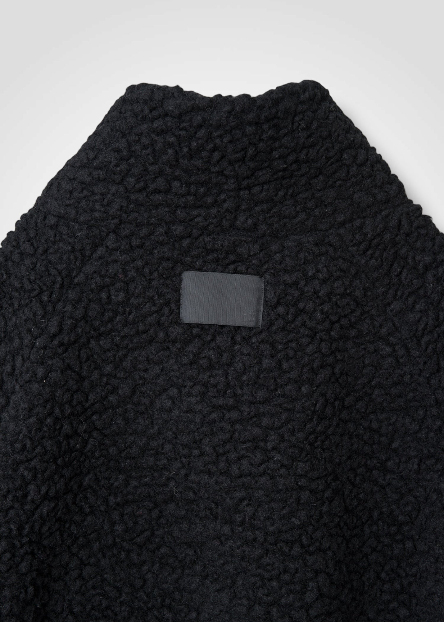58 MEGAN HIGH NECK TOP / WOOL AIRY LIGHT BOUCLE JERSEY - C13