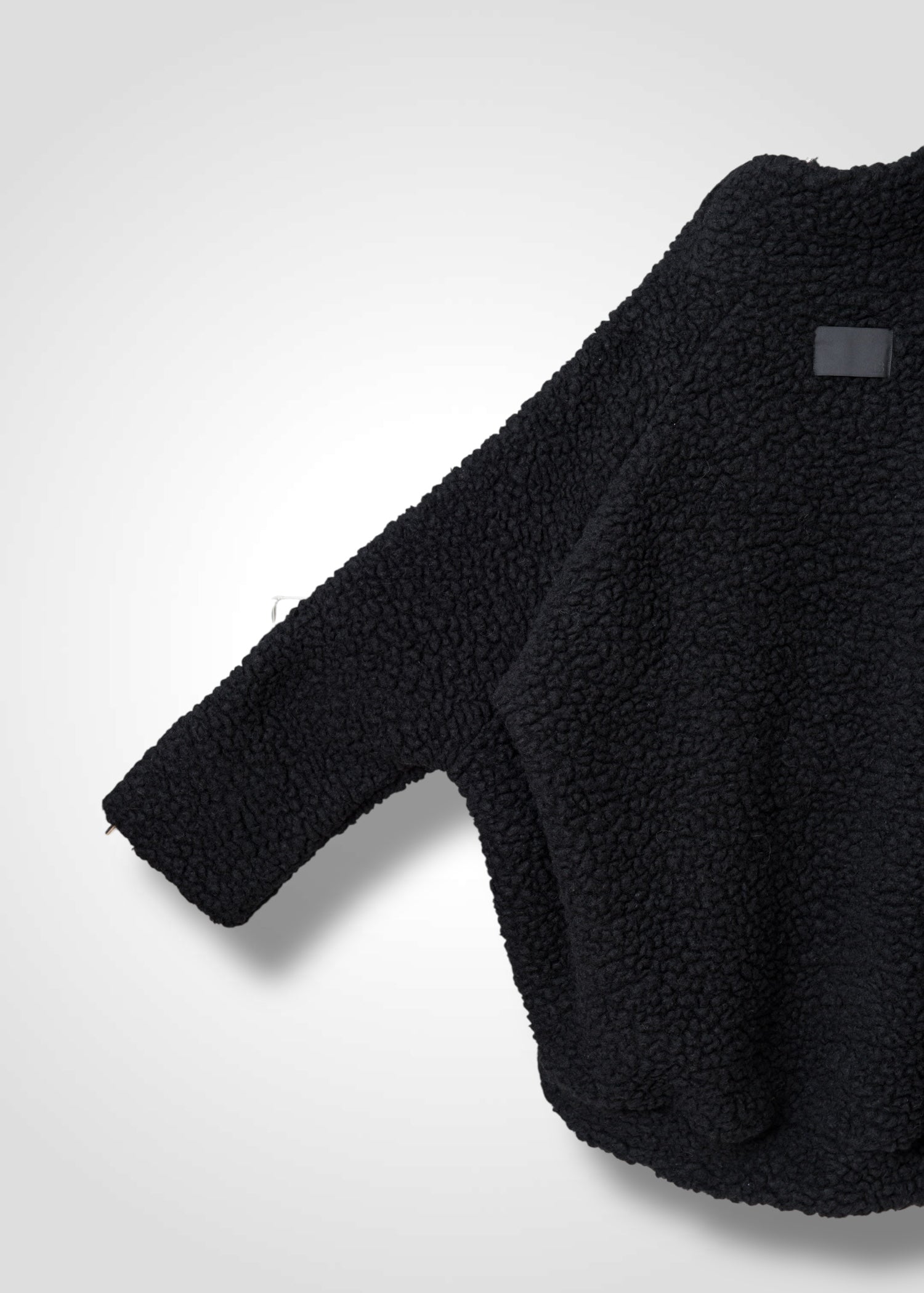 58 MEGAN HIGH NECK TOP / WOOL AIRY LIGHT BOUCLE JERSEY - C13