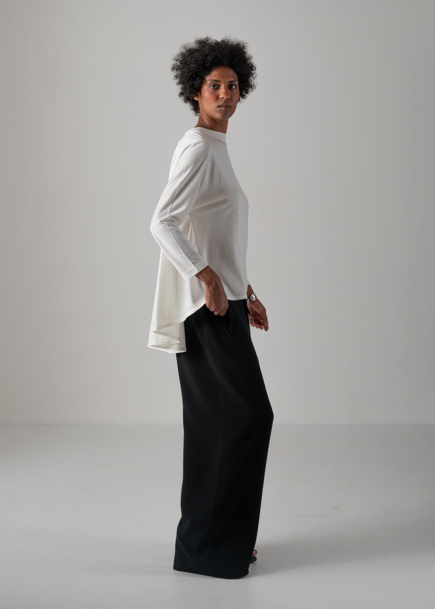 ABBY TOP, クルーネック長袖トップス, Made in Japan | COGTHEBIGSMOKE