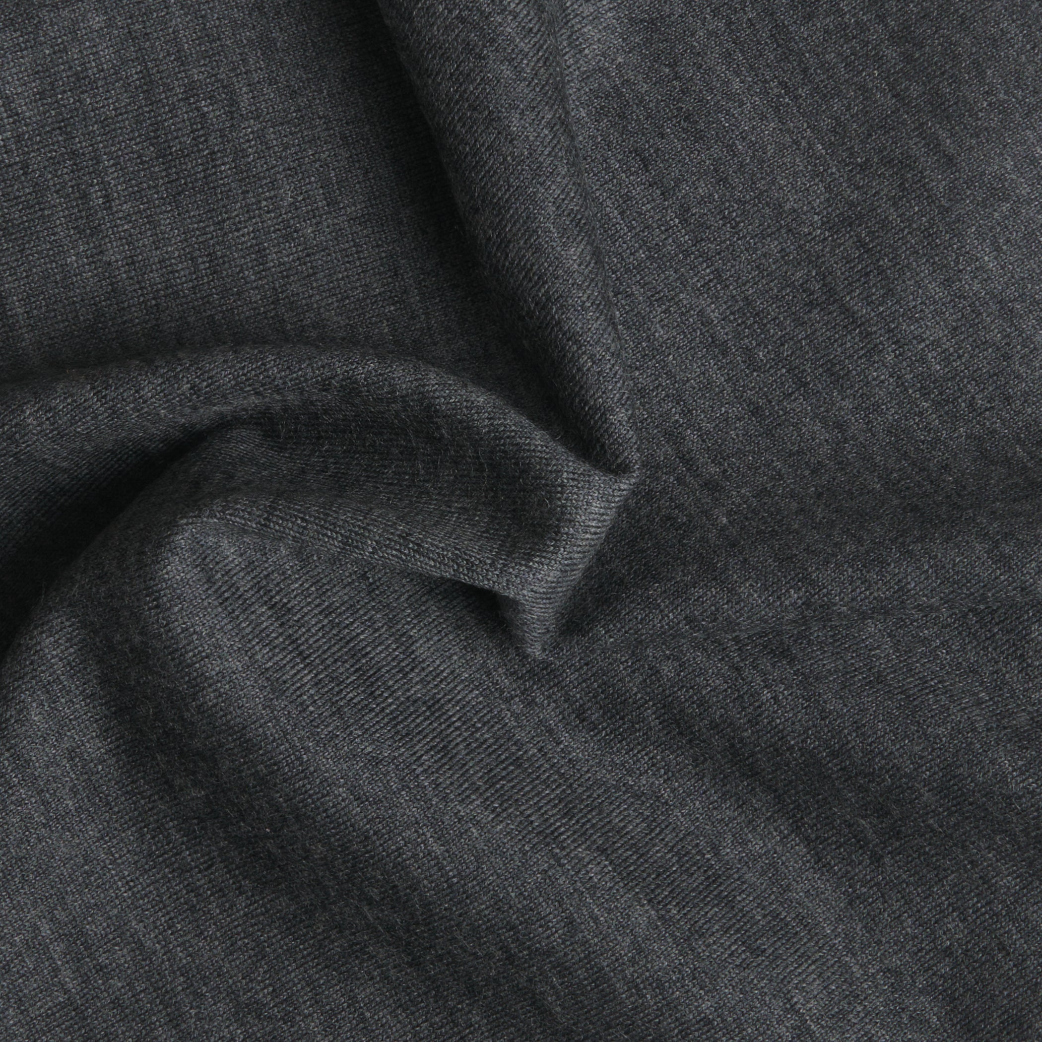 39 LAURA GATHERED SLV TOP / HIGH GAUGE PURE WOOL JERSEY - C13