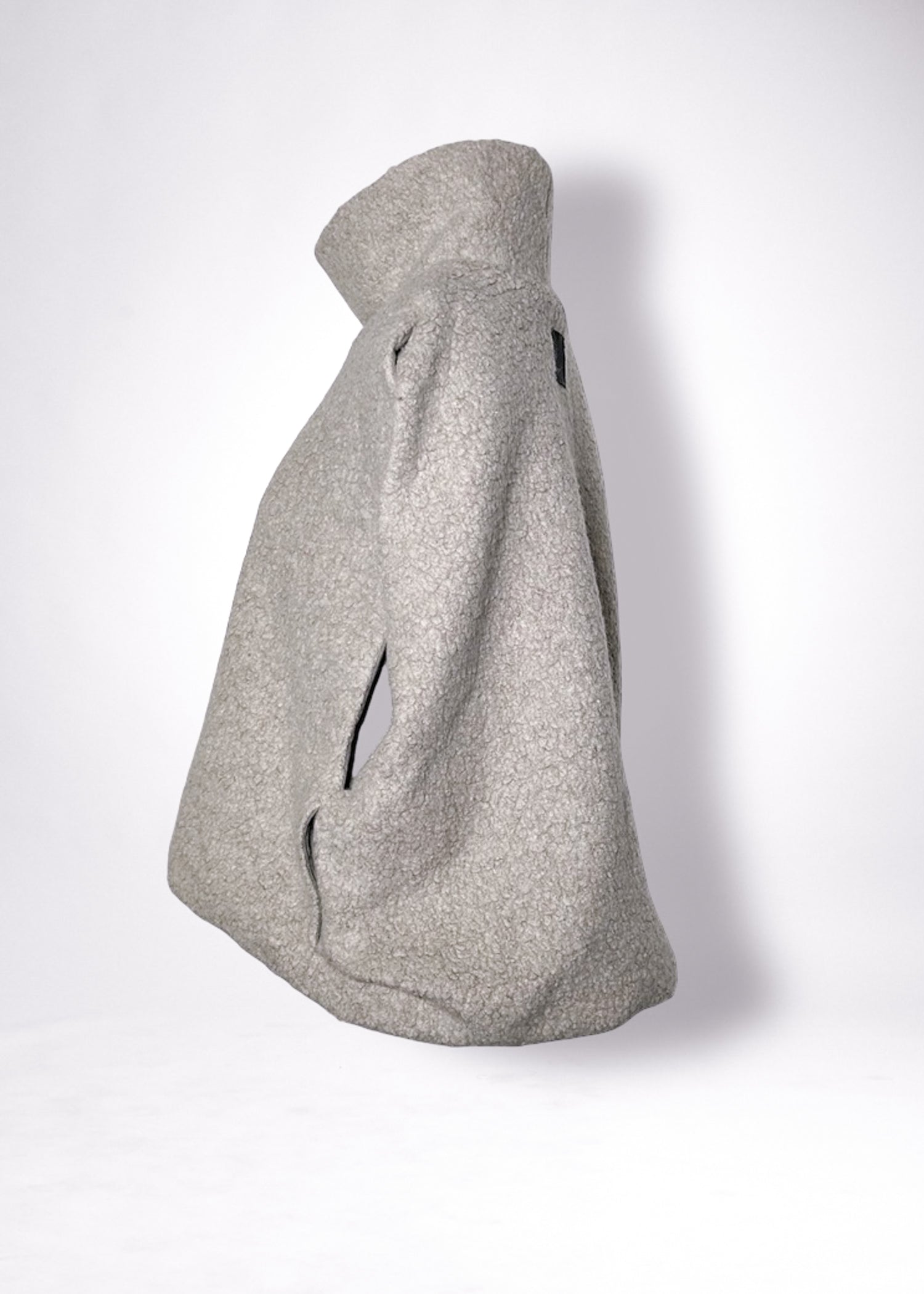 40 KRYSTAL HIGH-NECK GILET / SHEEP PILE JERSEY - C11