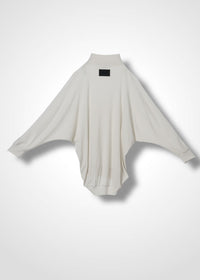 10 NAIA BOTTLE NECK TOP / SUPER LIGHT COTTON JERSEY - C14