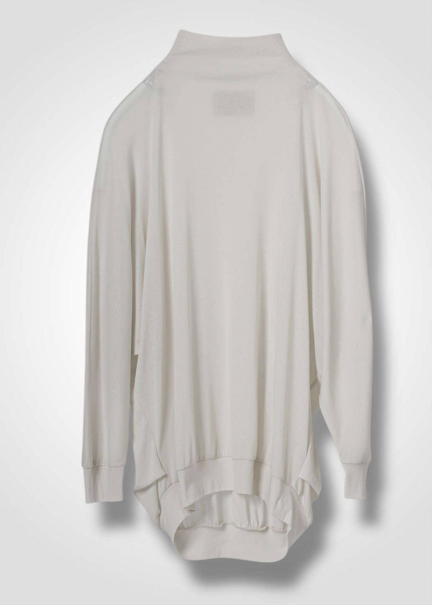 10 NAIA BOTTLE NECK TOP / SUPER LIGHT COTTON JERSEY - C14