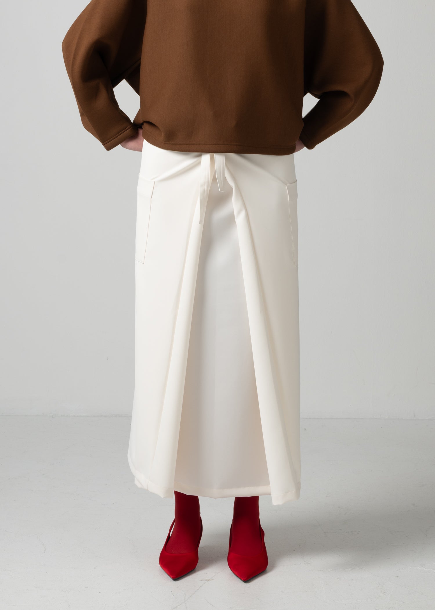 11 MINA DOUBLE WRAP SKIRT / ECO DOUBLE CT - C15