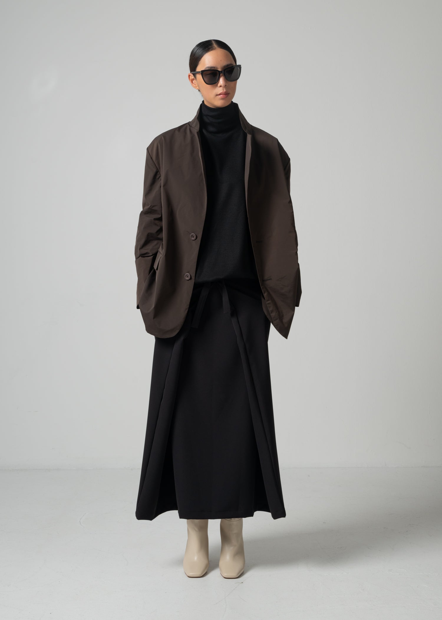 11 MINA DOUBLE WRAP SKIRT / ECO DOUBLE CT - C15