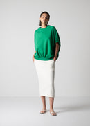 12 FIA SKIRT / DOUBLE AIR COTTON BLEND JERSEY - C12