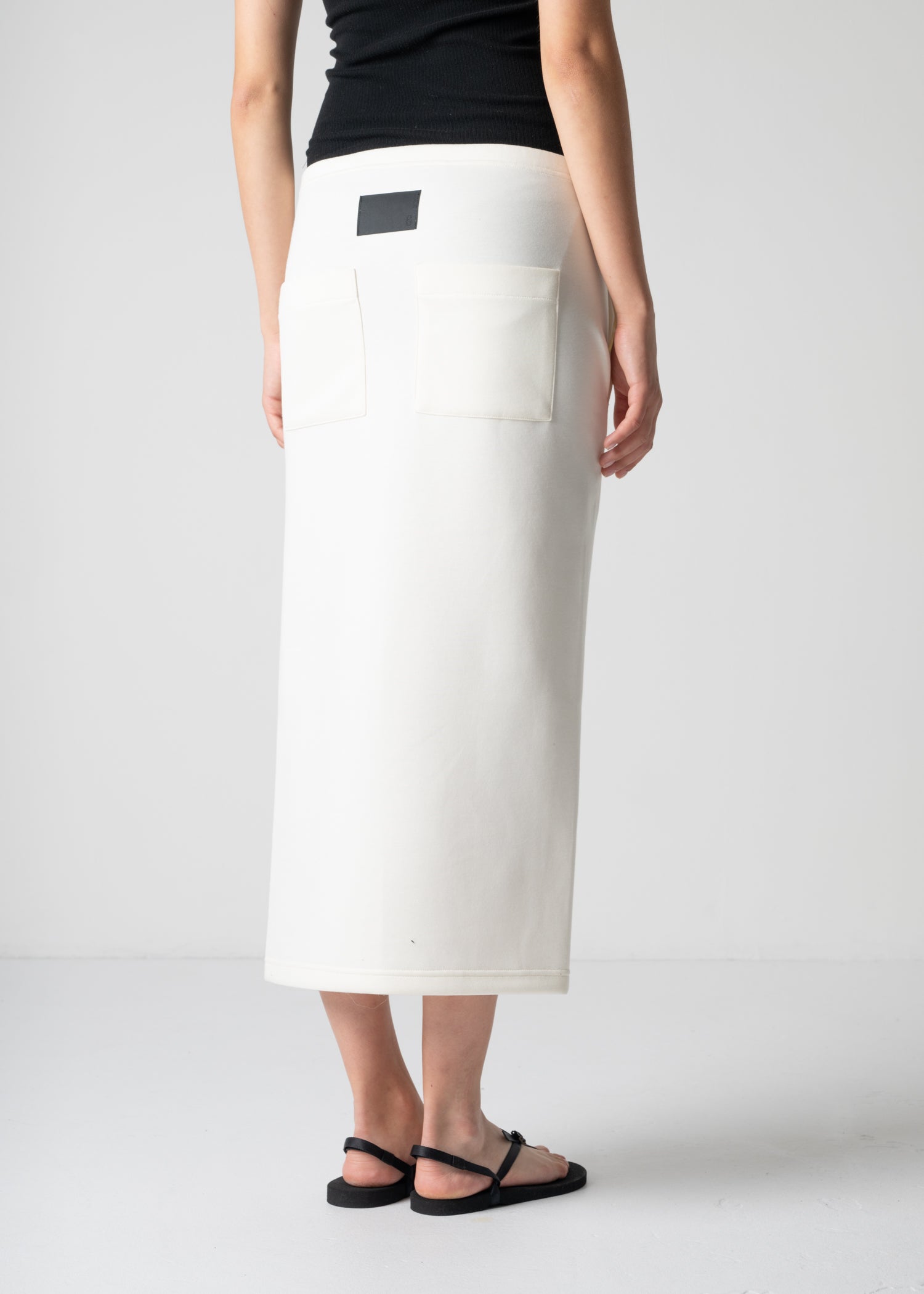 12 FIA SKIRT / DOUBLE AIR COTTON BLEND JERSEY - C12