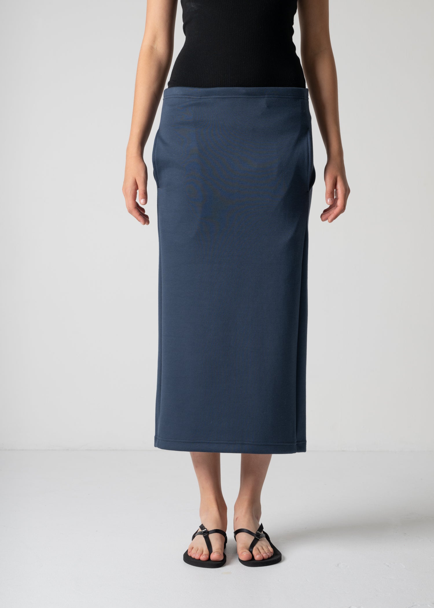 12 FIA SKIRT / DOUBLE AIR COTTON BLEND JERSEY - C12