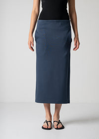 12 FIA SKIRT / DOUBLE AIR COTTON BLEND JERSEY - C12