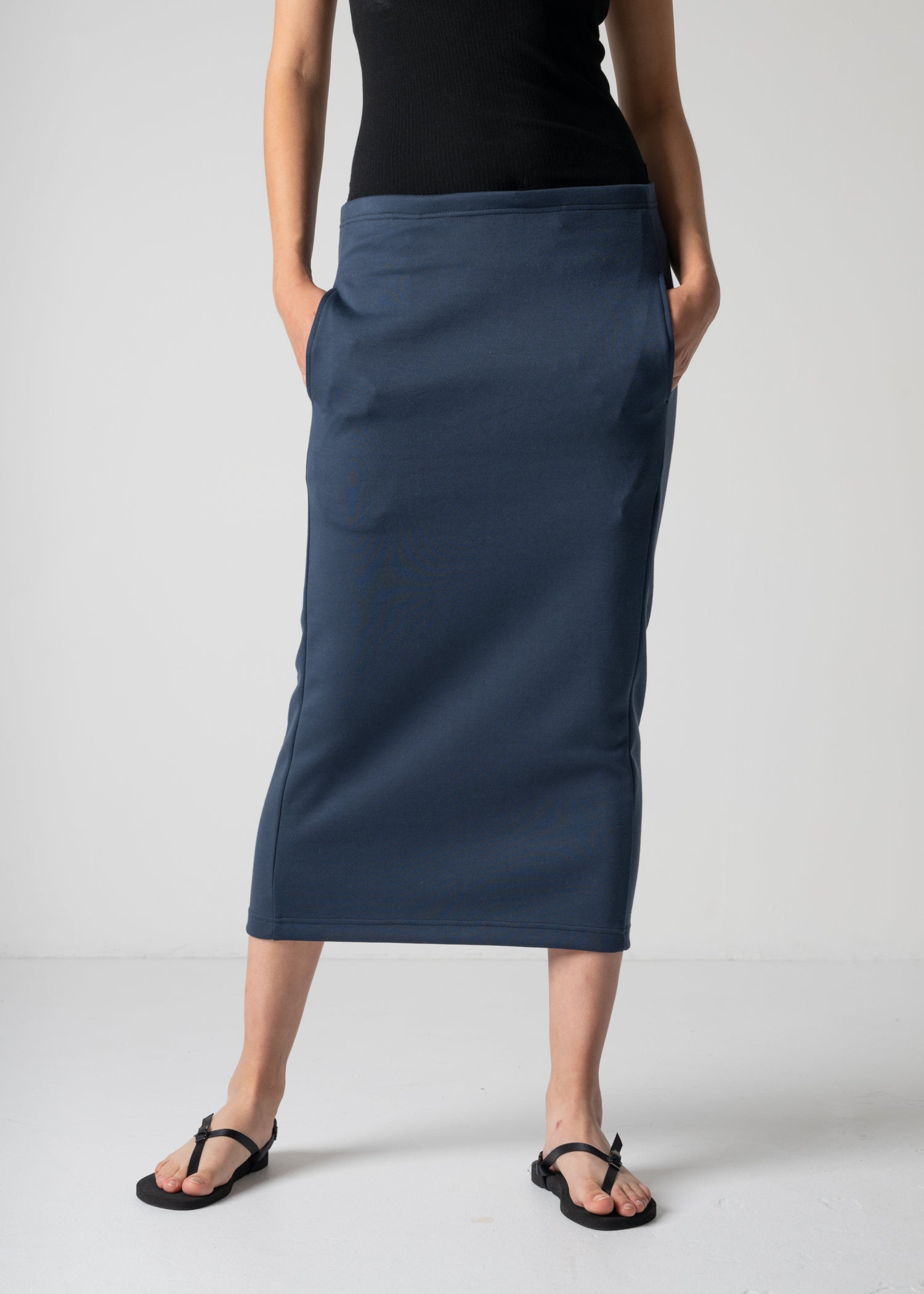 12 FIA SKIRT / DOUBLE AIR COTTON BLEND JERSEY - C12