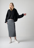 12 FIA SKIRT / DOUBLE AIR COTTON BLEND JERSEY - C12