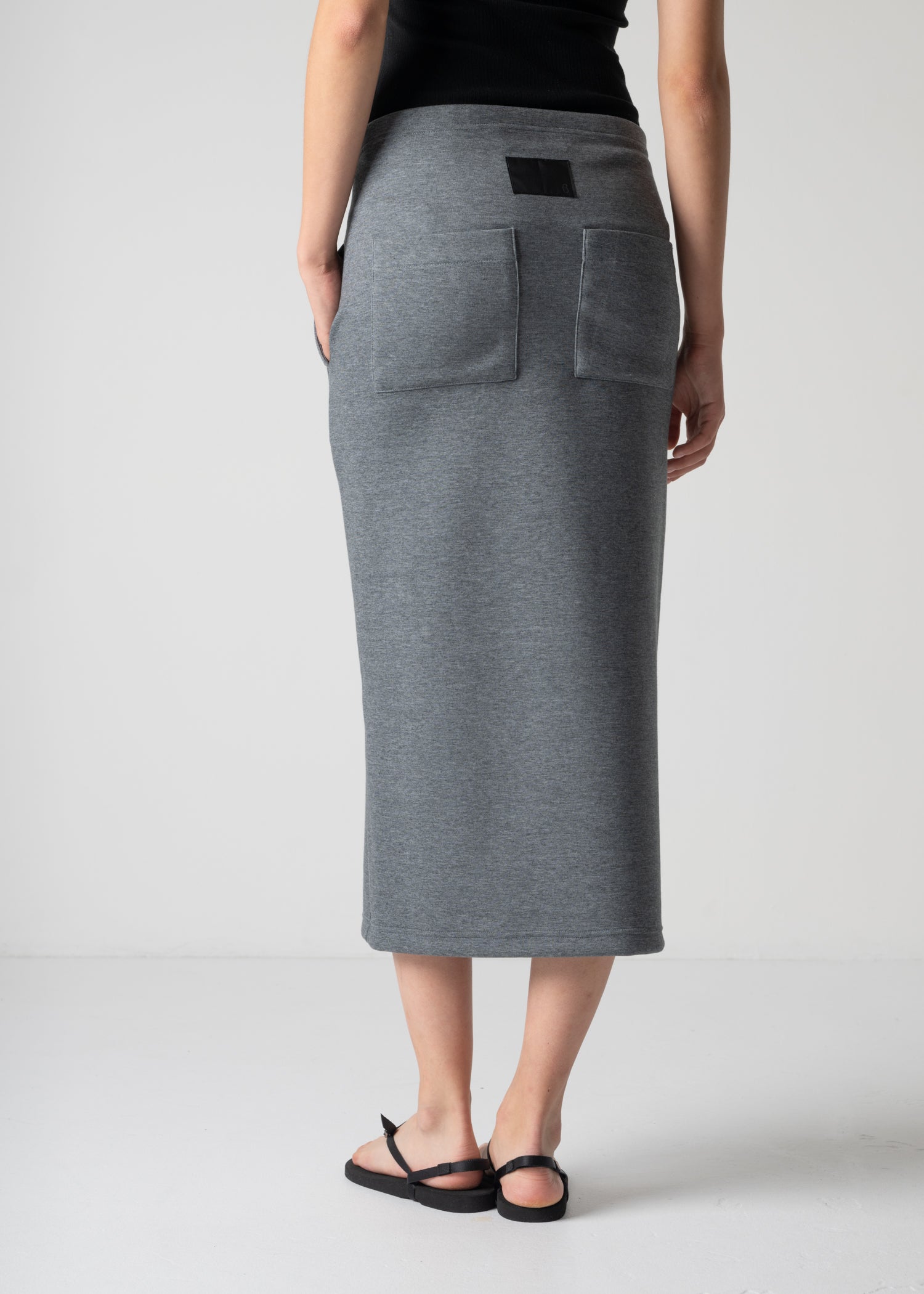 12 FIA SKIRT / DOUBLE AIR COTTON BLEND JERSEY - C12