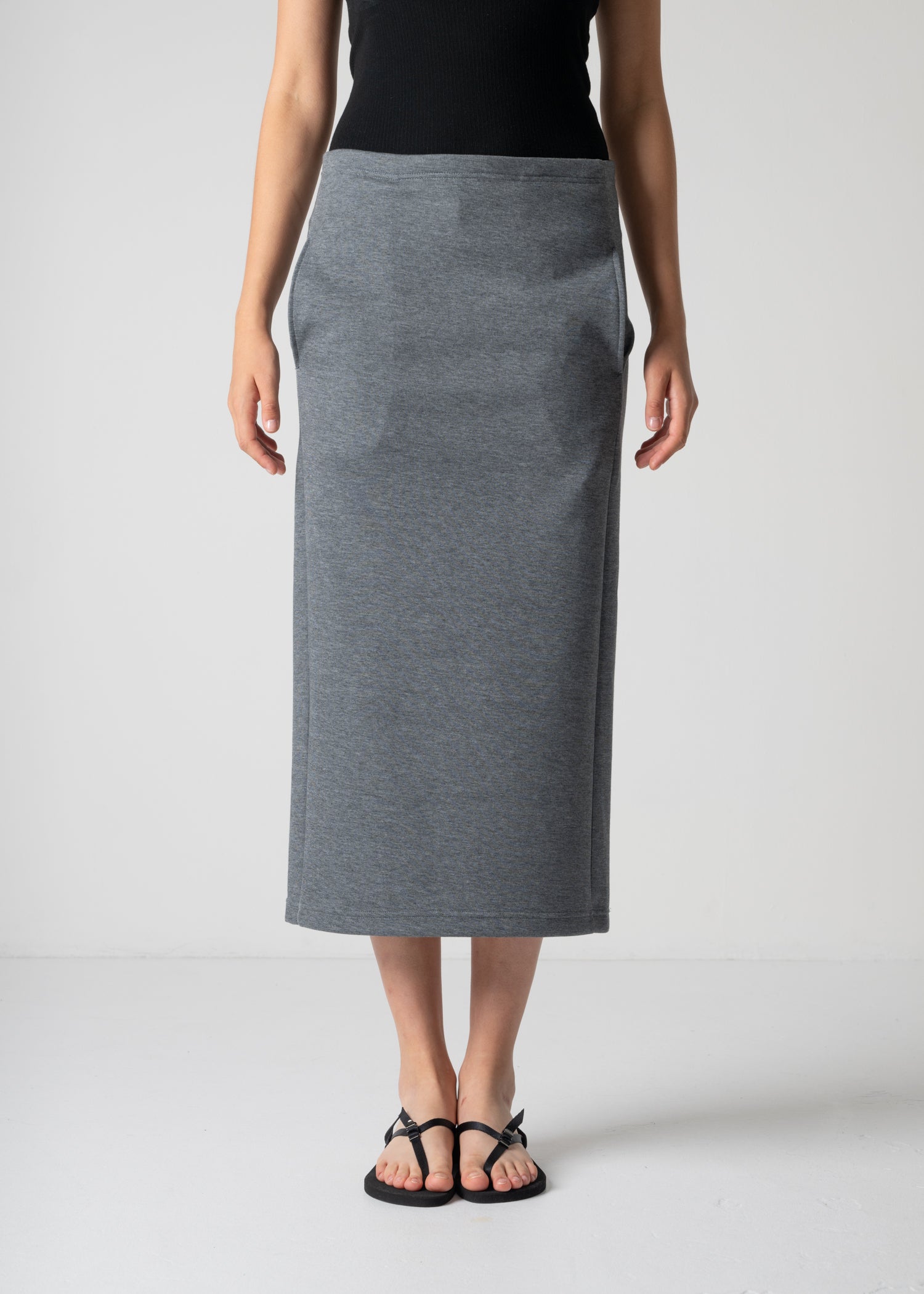 12 FIA SKIRT / DOUBLE AIR COTTON BLEND JERSEY - C12