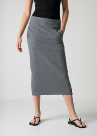 12 FIA SKIRT / DOUBLE AIR COTTON BLEND JERSEY - C12