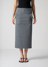 pencil skirt, charcoal, cogthebigsmoke, one size fits all, sustainable fashion, less is more, made in Japan, quiet luxury, minimalist