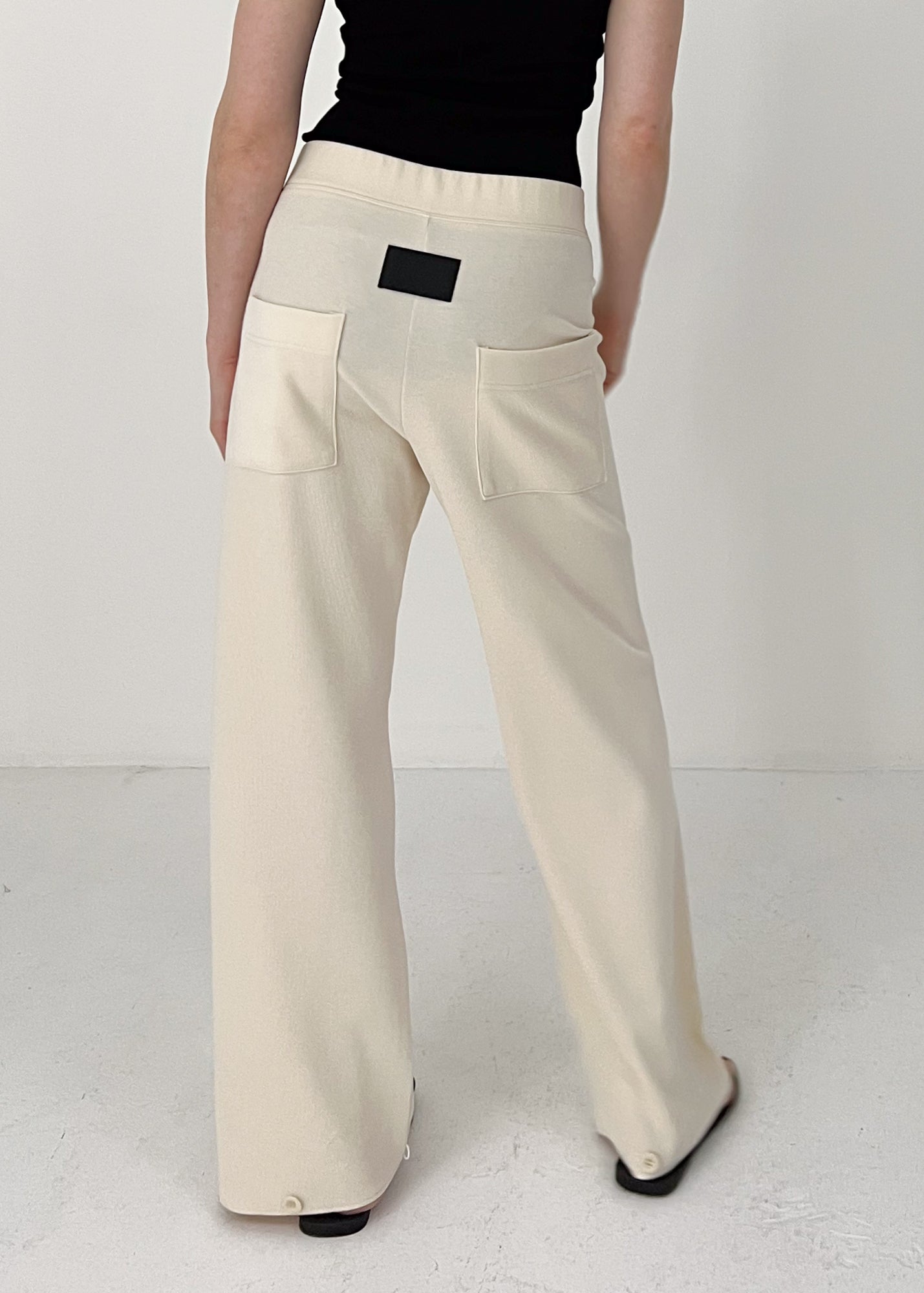 12 GALAXY SEMI-WIDE TROUSERS / STRETCH DOUBLE JERSEY - C10