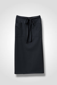 12 MIRANDA WRAP SKIRT / DOUBLE FACE SUITING - C13