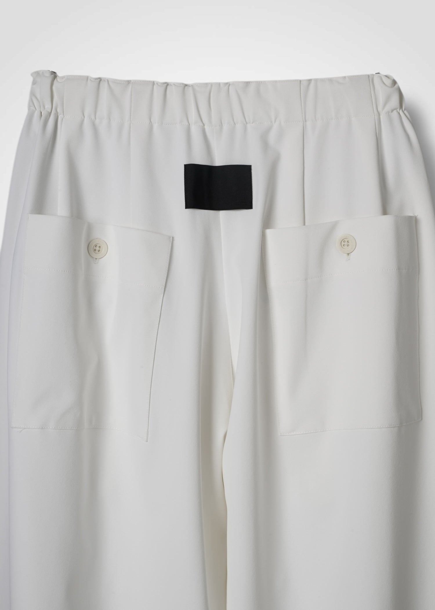 12 NIRVANA TUCKED HEM TROUSERS / OPAQUE TWILL - C14