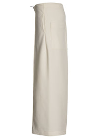 13 GENEVA WIDELEG TROUSERS / DOUBLE AIR COTTON BLEND JERSEY - C12