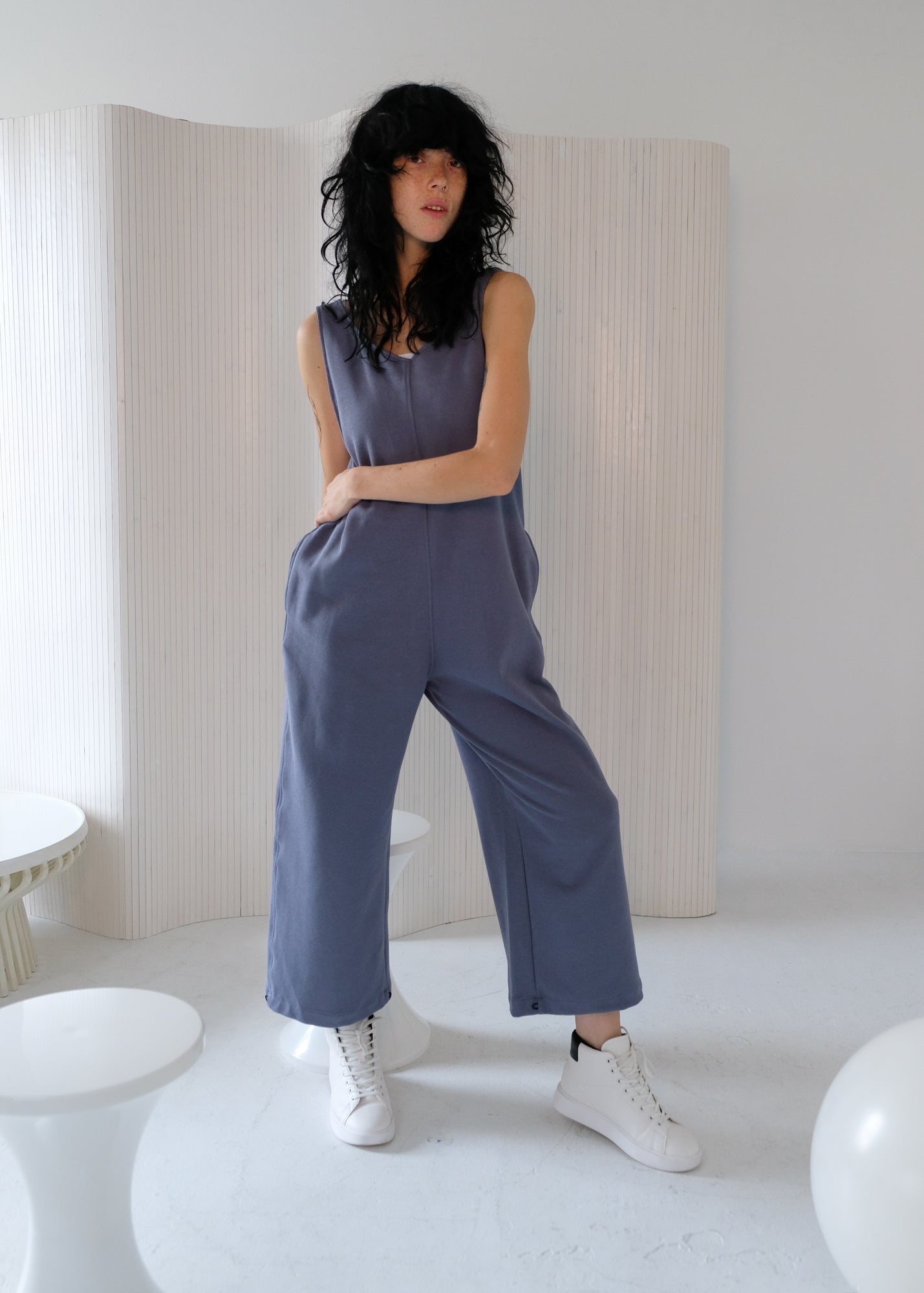13 GRETEL OVERALLS / STRETCH DOUBLE JERSEY - C10