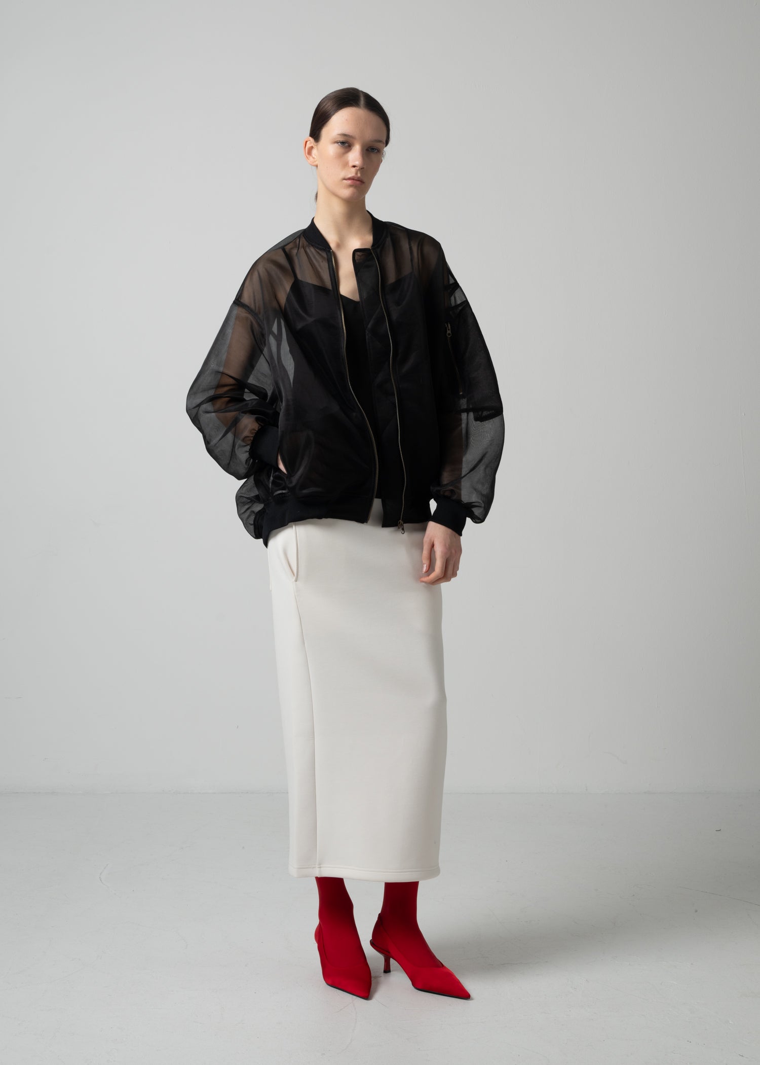 13 IRENE MA-1 / SHEER DOUBLE KNIT - C15