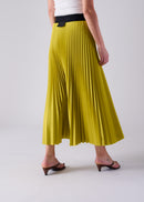 13 NESSA ACCORDION PLEATED SKIRT / OPAQUE TWILL - C14