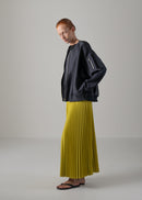13 NESSA ACCORDION PLEATED SKIRT / OPAQUE TWILL - C14
