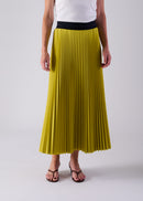 13 NESSA ACCORDION PLEATED SKIRT / OPAQUE TWILL - C14