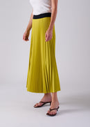 13 NESSA ACCORDION PLEATED SKIRT / OPAQUE TWILL - C14