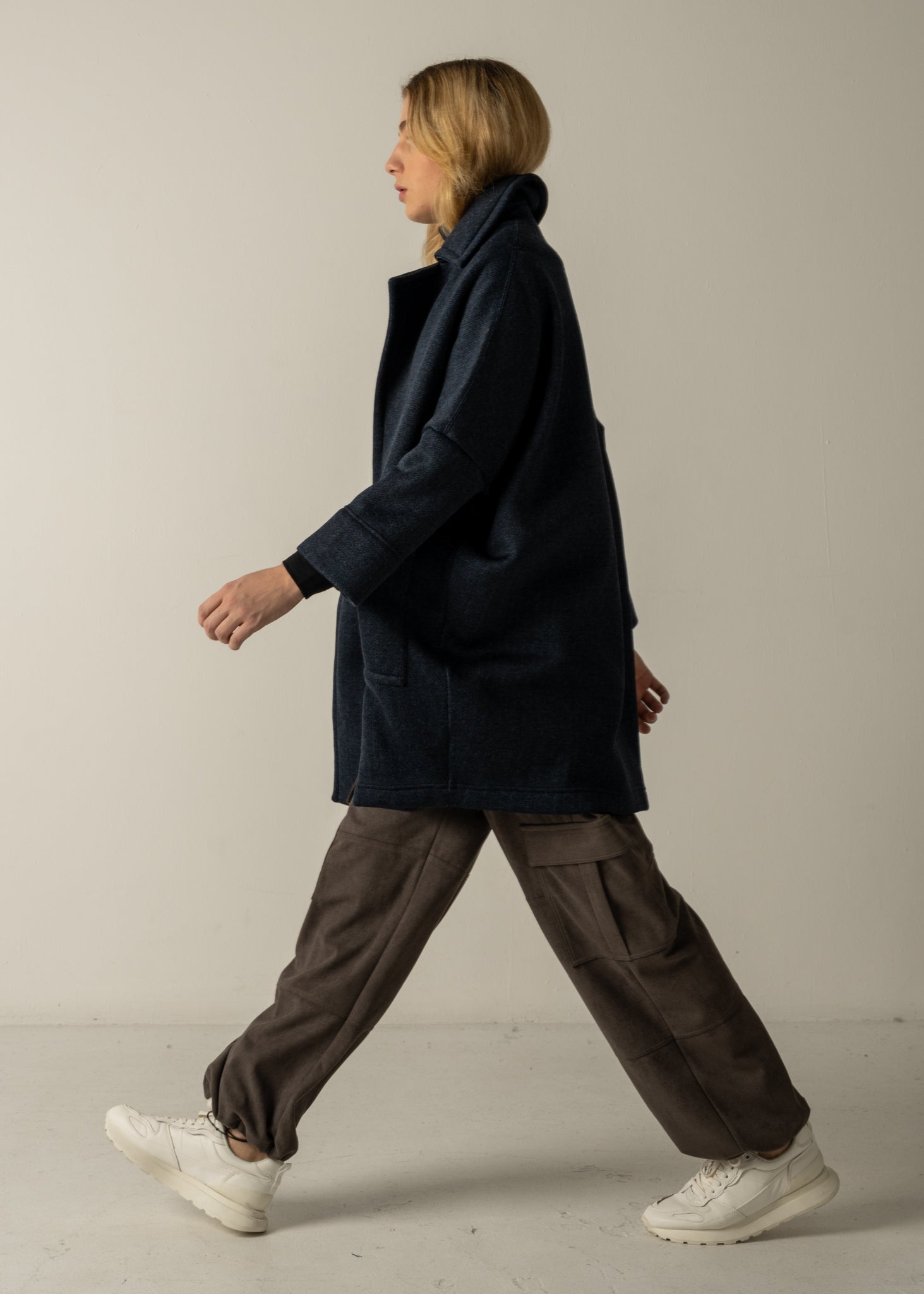 ELIZABETH PENTAGON COAT / HERRINGBONE FLEECE - C9 – COGTHEBIGSMOKE