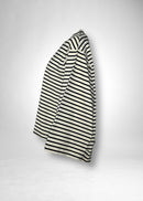 15 KAMILA WIDE SLEEVE T-SHIRT / HIGH GAUGE BRETON STRIPE - C11