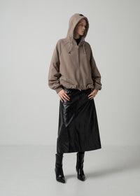15 OLIVETTE ZIP UP HOODIE / ECO COTTON TERRY - C15