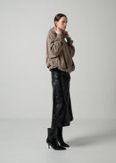 15 OLIVETTE ZIP UP HOODIE / ECO COTTON TERRY - C15