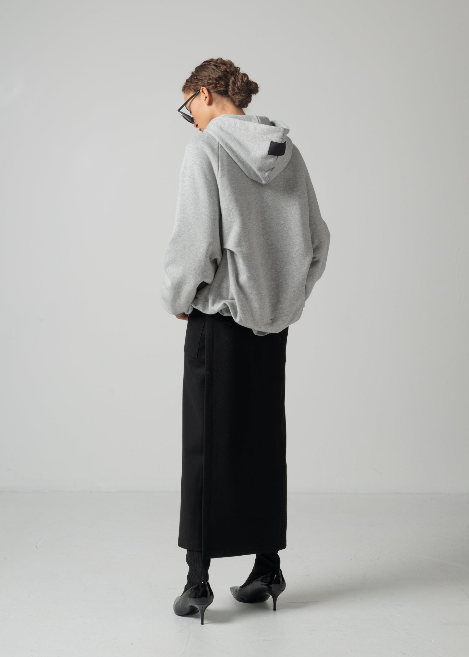 15 OLIVETTE ZIP UP HOODIE / ECO COTTON TERRY - C15
