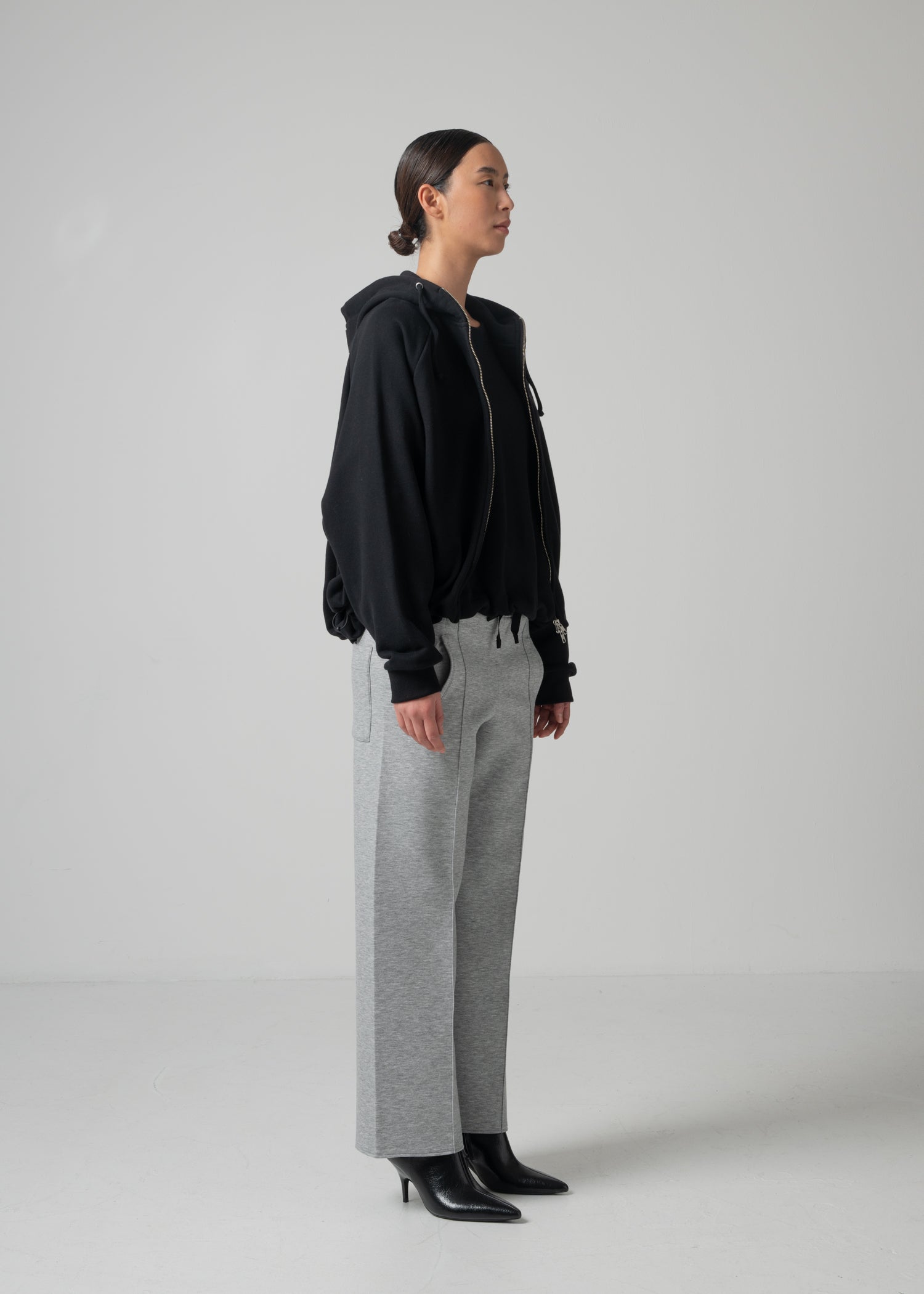 15 OLIVETTE ZIP UP HOODIE / ECO COTTON TERRY - C15