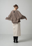 16 OLIVER PUFFY HEM TOP / ECO COTTON TERRY - C15