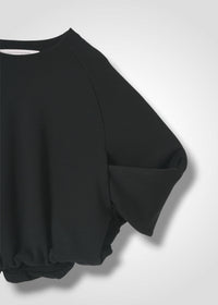 16 OLIVER PUFFY HEM TOP / ECO COTTON TERRY - C15