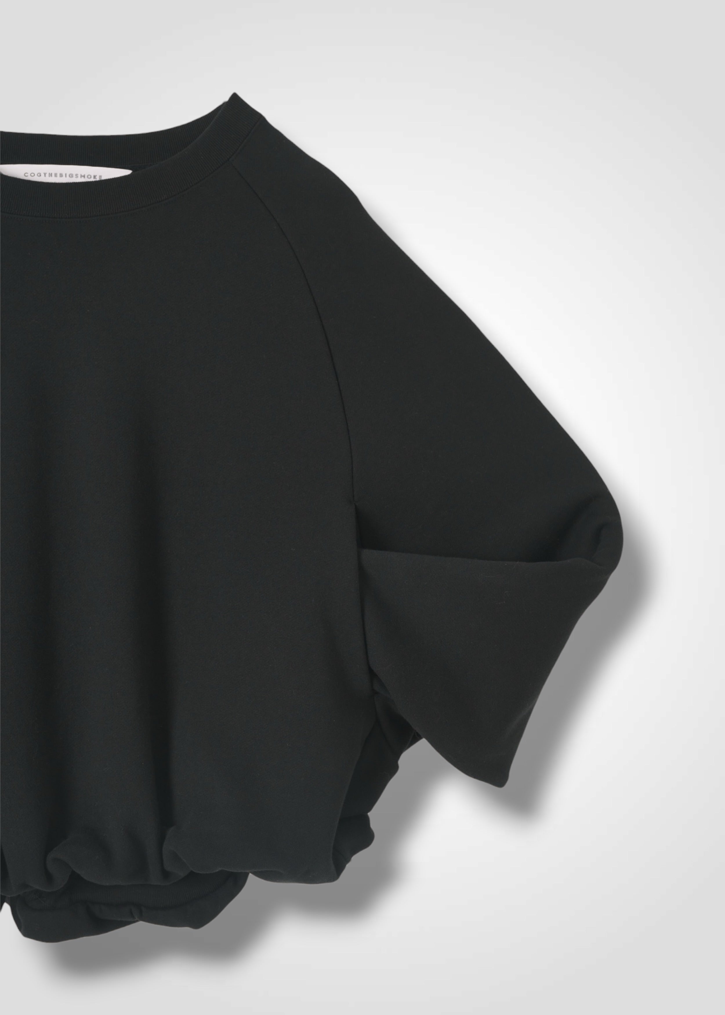 16 OLIVER PUFFY HEM TOP / ECO COTTON TERRY - C15
