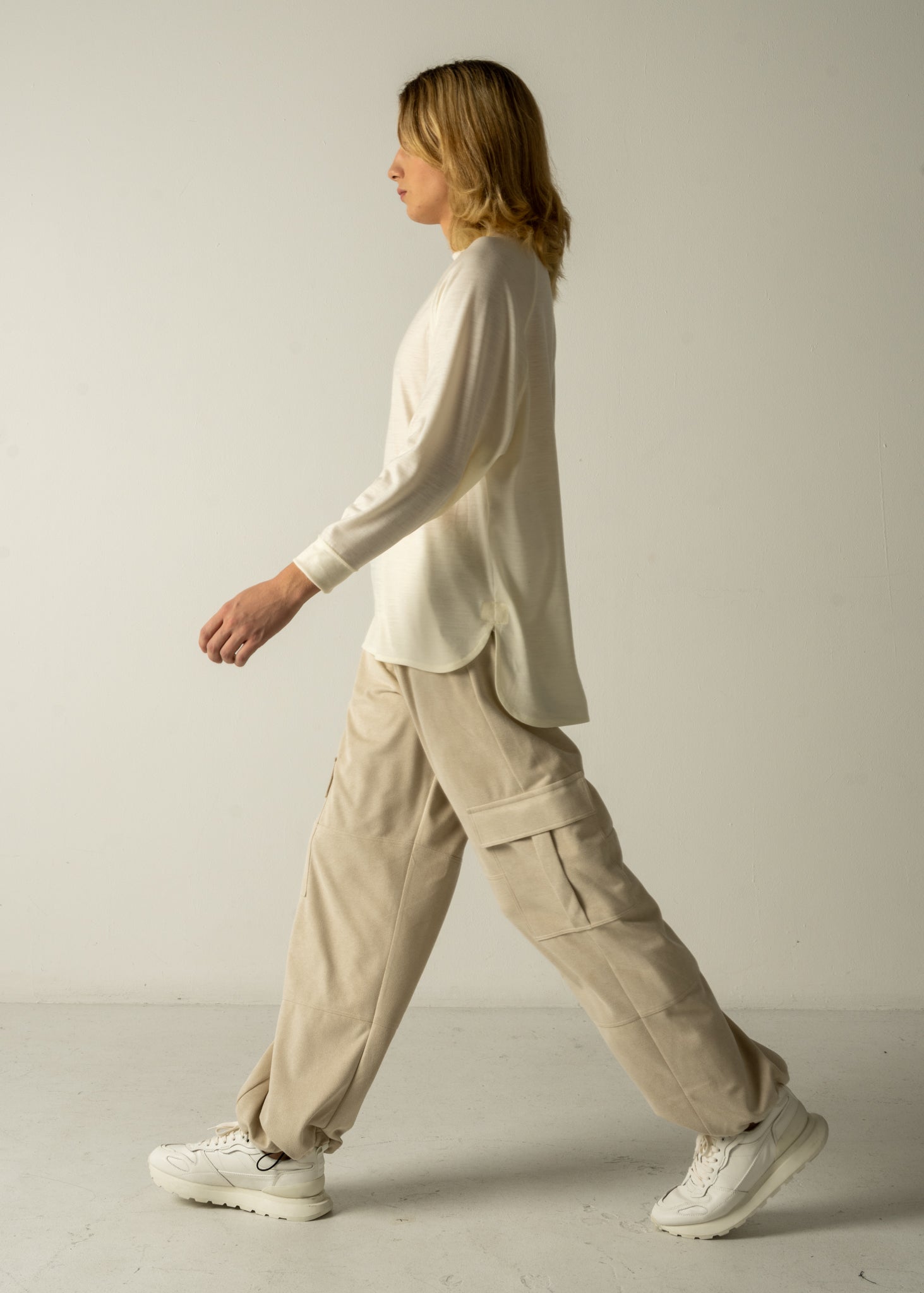 WOOL MILLED IVY PANTS Lサイズ - スラックス