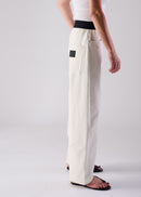 17 NOEL BARREL TROUSERS / HYPER DENIM JERSEY - C14