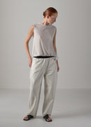 17 NOEL BARREL TROUSERS / HYPER DENIM JERSEY - C14