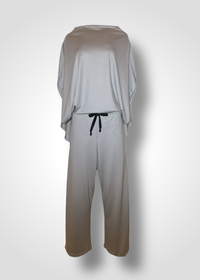 BELLA JUMPSUIT / SUPER100 WOOL JERSEY - C9